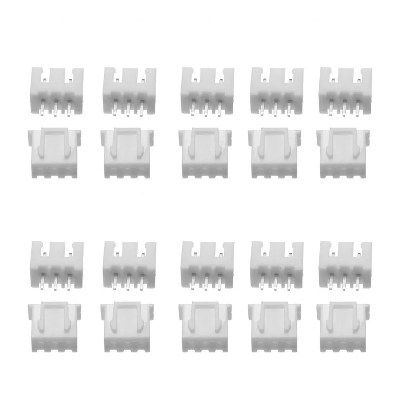 

100Pcs Mix Kit XH 2.54 2P 3P 4P 5P 6P Connector Leads Header Housing Pin Header Terminal