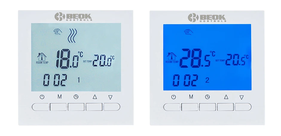 BOT-313W настенный комнатный термостат для газового котла нагревательный термостат с блокировкой от детей ЖК-контроллер температуры для котла