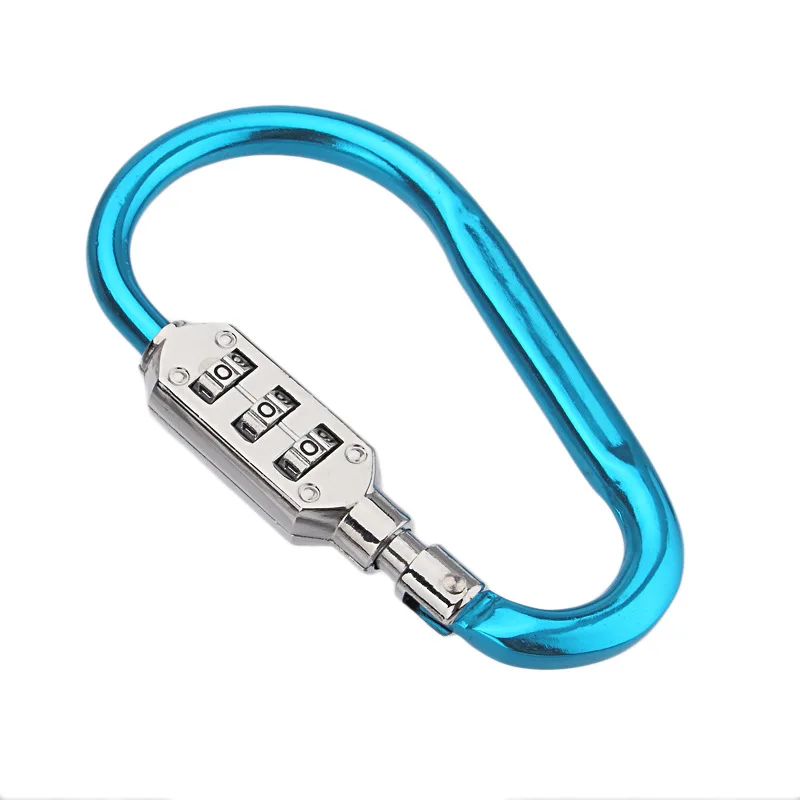 1pcs arc lock type locking carabiner / D padlock fast trunk buckle | Обустройство дома