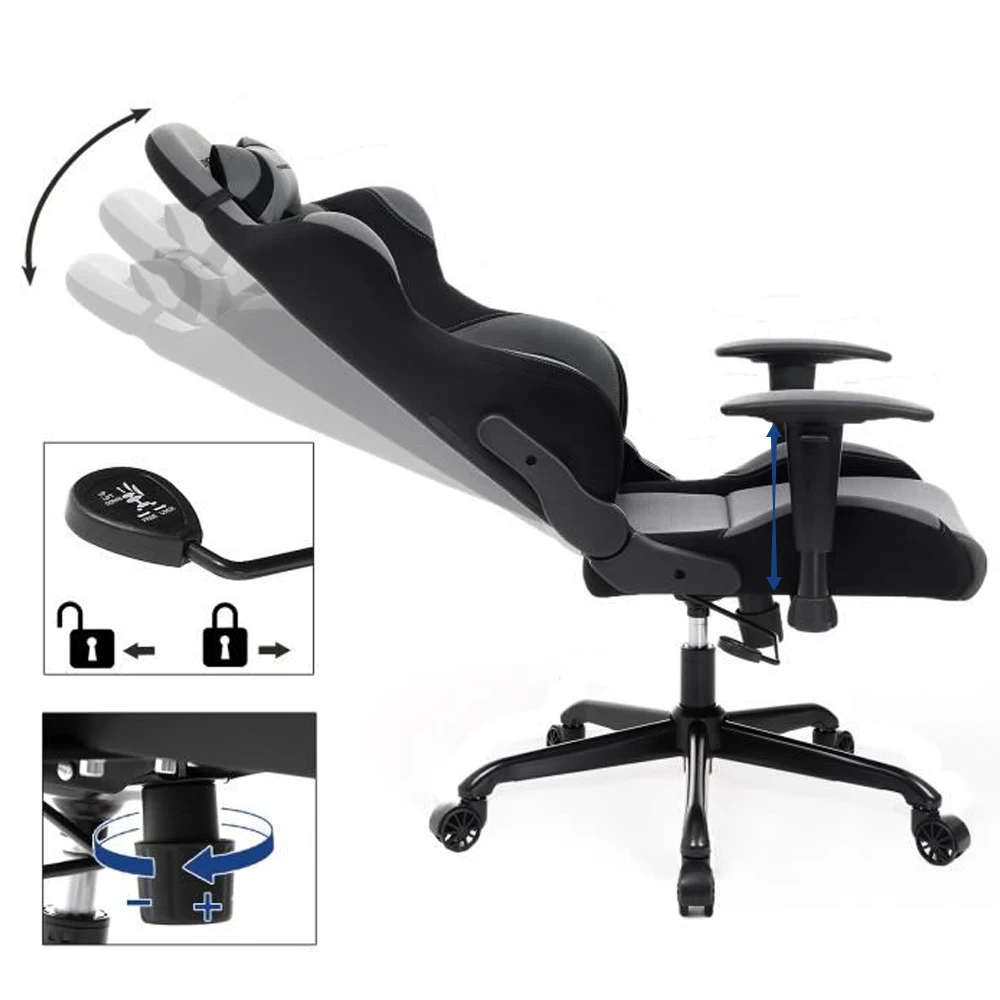Classical Computer Gaming Chair Office Desk Chair Swivel Recliner Executive Chair Adjustable Lifiti