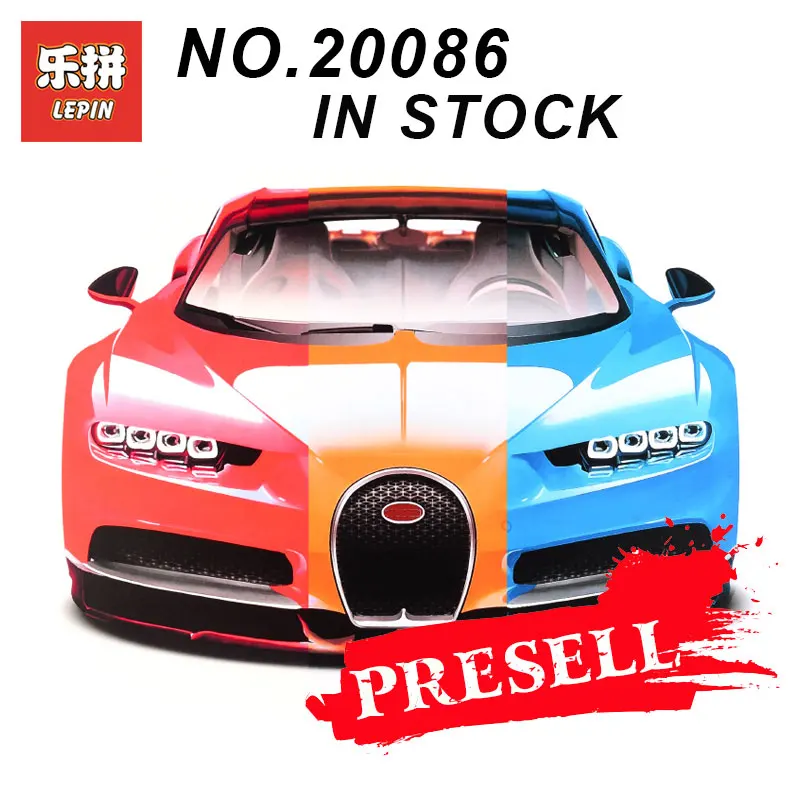 

DHL Lepin 20086D Compatible With The 42083 Blue Racing Car With Motor Blocks Bricks Educational DIY Children Birthday Toys Gift