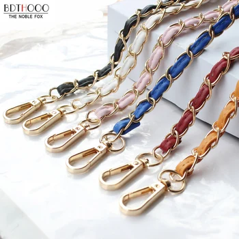 

120cm DIY Metal Chain for Bag Strap Accessories For Bag Detachable Shoulder Bag Belt Leather Strap Handbag Metal Chain Bands