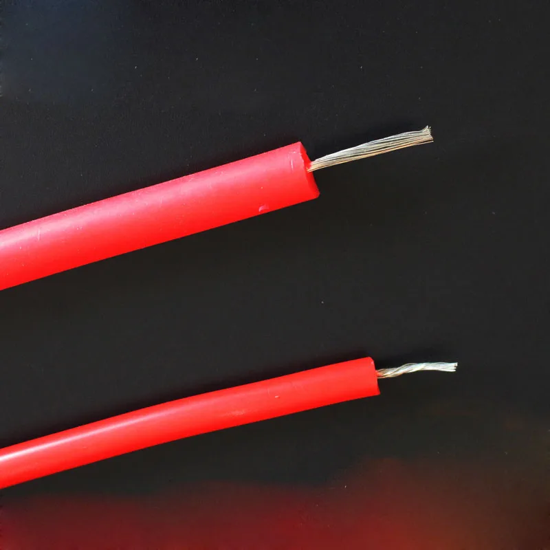 20AWG Высокая линия натяжения Мягкие силиконовые изолированные провода линии к dc