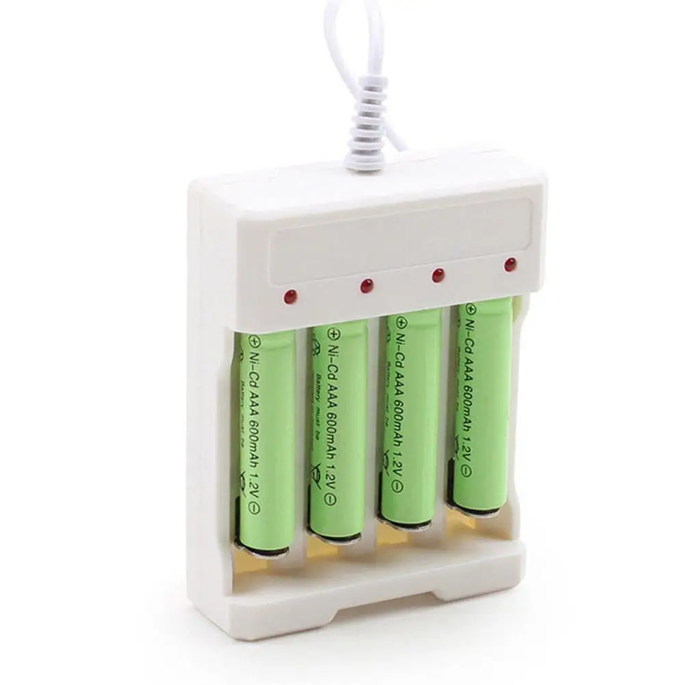 

Universal Rechargeable Battery Quick Charge Adapter USB 4 Slots Output Battery Charger Battery Charging Tool For AA / AAA 1.2V