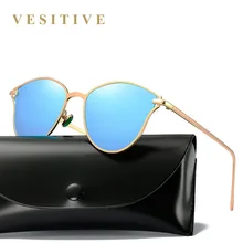Fashion Polarized Sunglasses Women Luxury Brand Designer Vintage Sun glasses Female metal Big Frame Style Eyewear Accessories