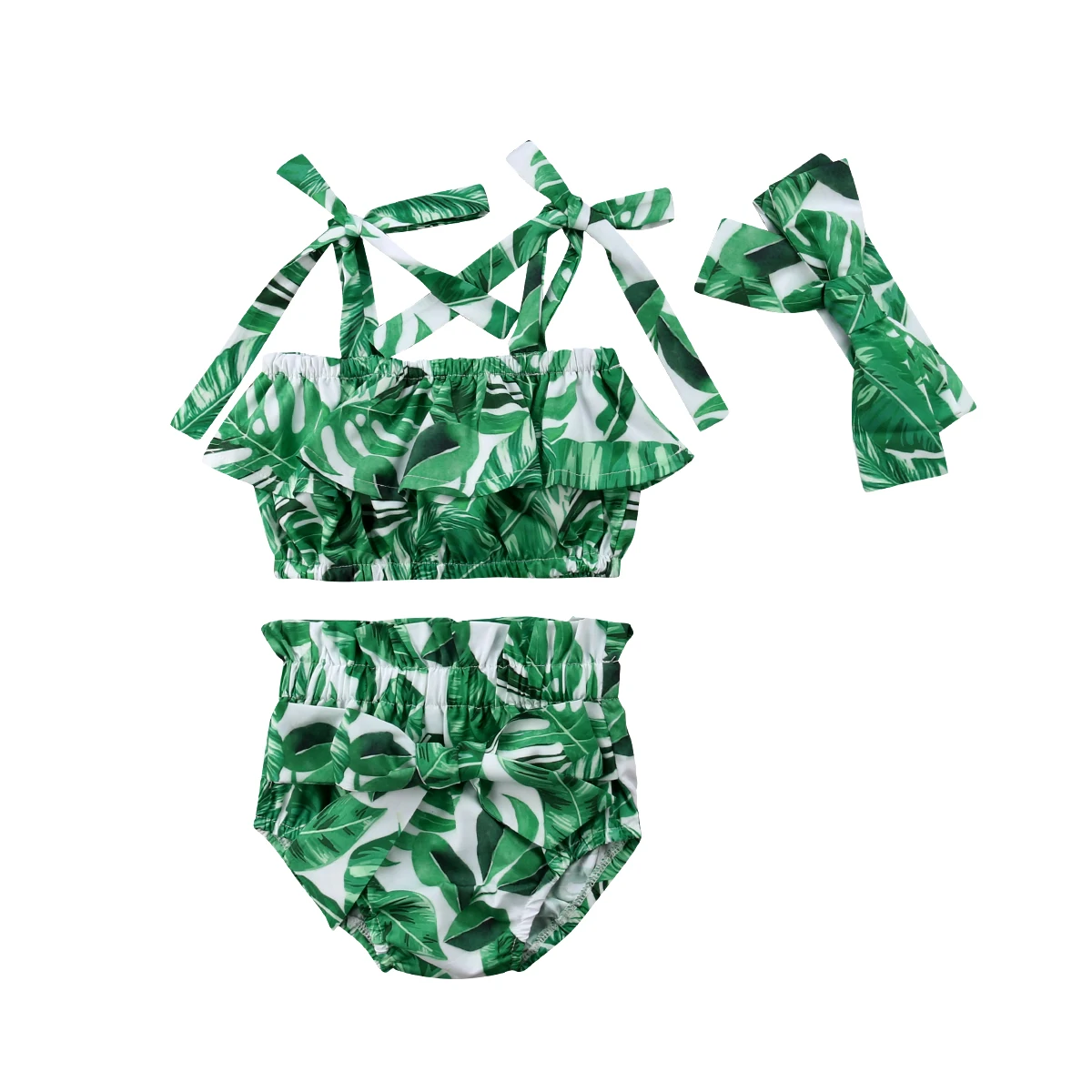 

Toddler Baby Kids Girls Floral Strap Crop Tops Shorts Outfits Set 0-5Y