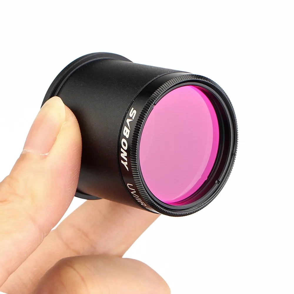 SVBONY 1.25 ''UV/IR تصفية قطع كتلة الفلك تلسكوب الأشعة تحت الحمراء تصفية كاميرا بجهاز اقتران الشحنات + كاميرا محول أحادي تلسكوب f9127