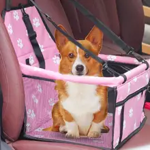 Переноска для домашних собак, сумка для сиденья, водонепроницаемая корзина, безопасная дорожная сетчатая подвесная сумка, собачья сумка для сиденья, корзина