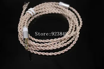 

DIY earphone cable OFC+silver platinum wire