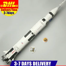 

LEPIN 37003 1969Pcs Creative Series The Apollo Saturn V Launch Vehicle Set Children Educational Building Blocks Bricks Toy 21309