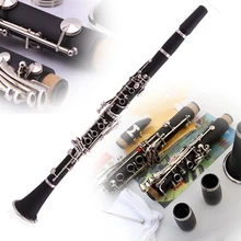 Bb оркестр кларнет Professional 17 ключи проводник черный кларнет Klarinette с чехлом, мундштук, камышы Музыкальные инструменты