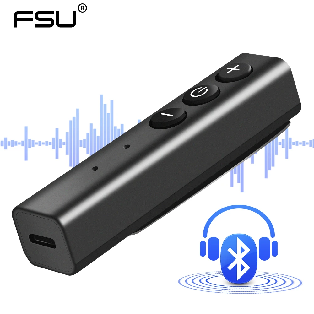 

FSU V4.0 Bluetooth Music Receiver with 3.5mm audio jack for Mobile Phone to Wired headphones Sound Car Audio