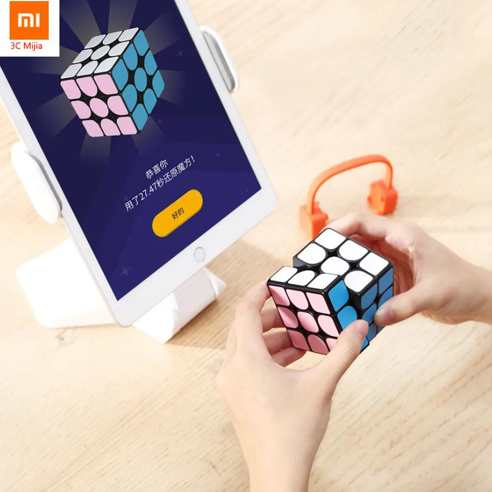 

Xiaomi Youpin Smart Mi Cube Super Professional Magic Cube Toy with Bluetooth Phone APP Magic Cube Beginner Tutorial Rubik's Cube