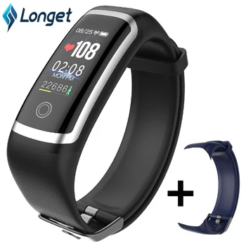 

Longet Smart Wristband M4 Blood Pressure Sport Fitness Tracker Waterproof Heart Rate Monitor Sleep Monitor New for iOS Android