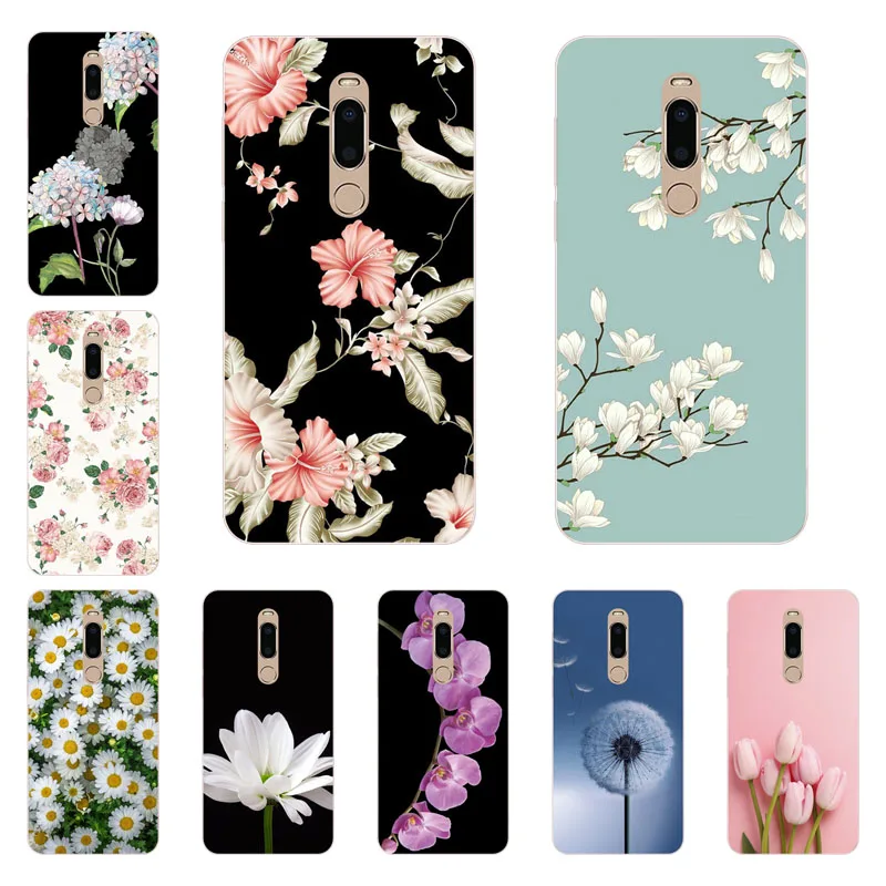 meizu X8 Case Silicon bloom Flowers Painting Soft TPU Back Cover for x8 Phone protect Bags shell |