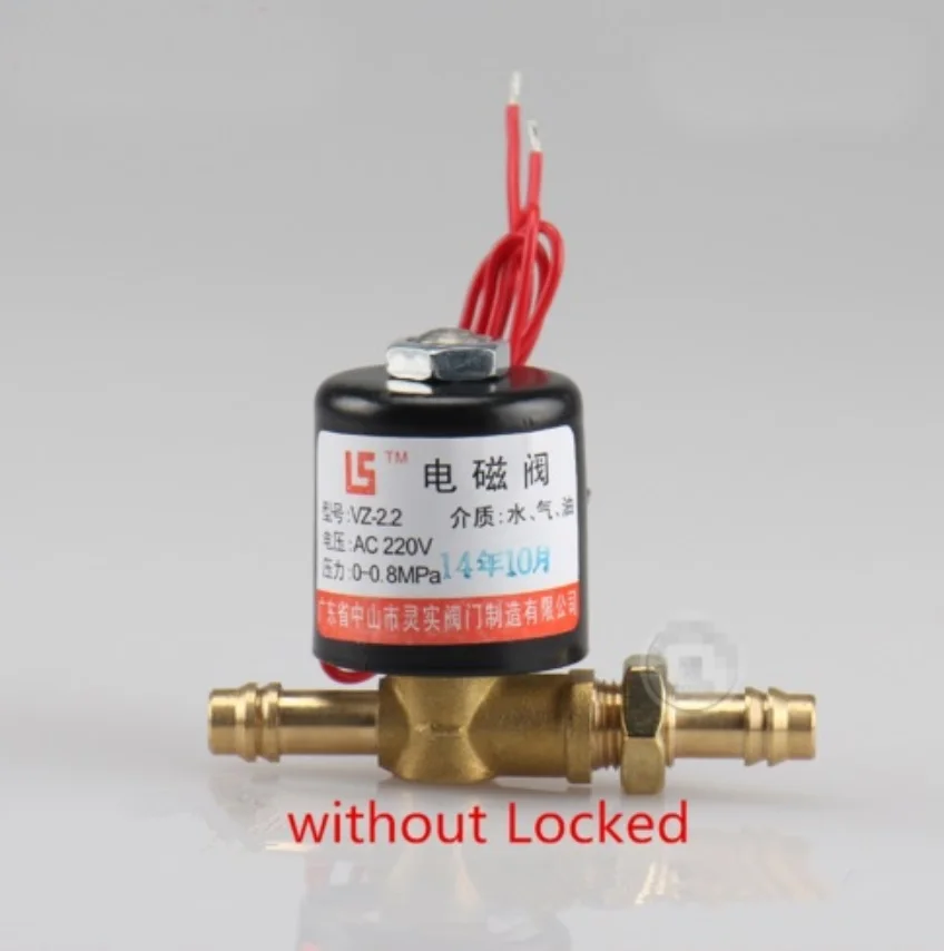 VZCT-2.2 DC24V/AC24V/AC36V/AC220V/AC380V 2 трехходовых электромагнитных клапана 0-0.6Mpa для аргоновой дуговой сварки машины
