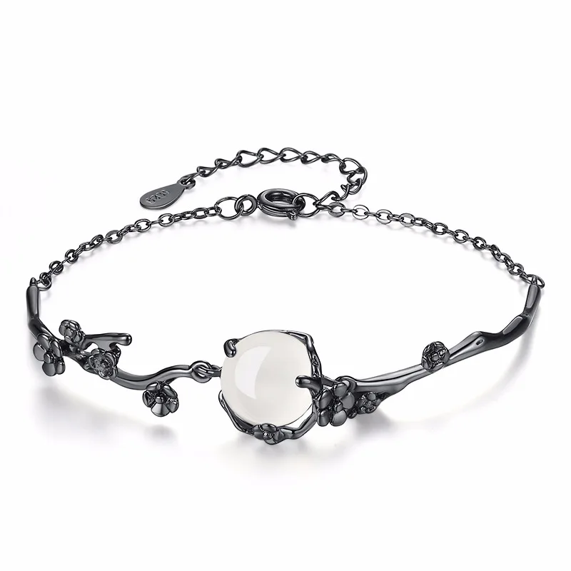 Fashion Natural Stone Beads Bracelet Trendy Personality Bracelet Jewelry Gift for Valentines Day Birthday 