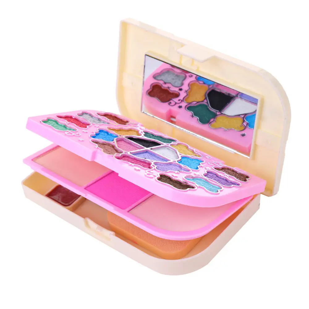 

Fashion Makeup Kit Set Eye Shadow Palette Cosmetics Compartment Lip Blusher Gift