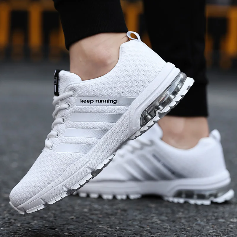 

Women Running Shoes Grils Sneakers Walking Jogging Tracking Work Footwear Air Flat Fly Knit Athletic Fitness Gym Sport Shoes