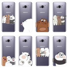 Задняя крышка для samsung Galaxy Note 9, 8, 5, 4, милый мягкий силиконовый чехол для samsung S8, S9 Plus, S5, S6, S7 Edge, чехол для телефона