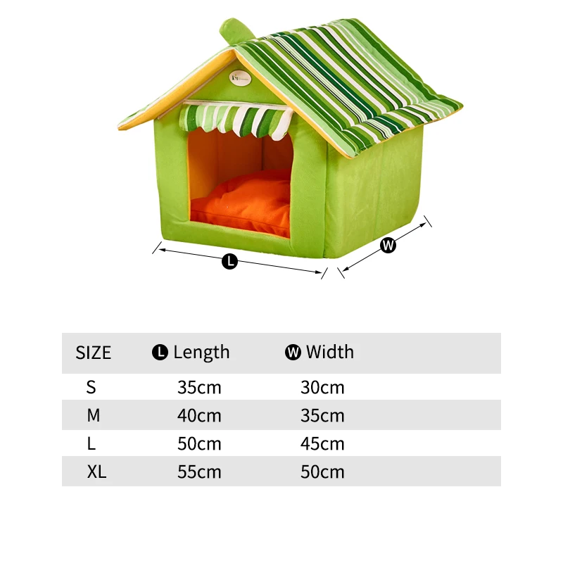 Four Seasons моющиеся Крытый кровать для собаки, домашнего питомца кота палатка дом будки для маленьких собак Мягкая губка постель для щенка