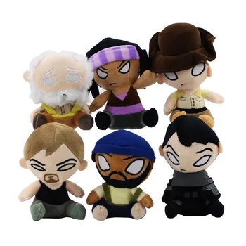 

15cm 6 styles The Walking Dead Cartoon Plush Toy Soft Stuffed Dolls Toy