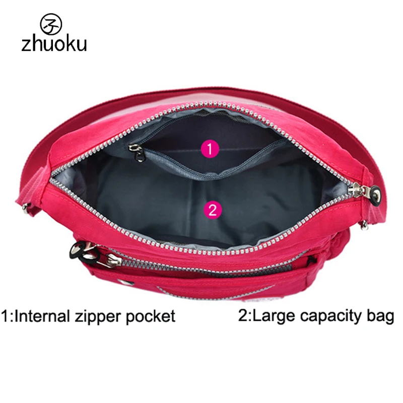 Хит! женские сумки-мессенджеры хорошего качества Нейлоновые женские сумки через плечо водонепроницаемые дорожные сумки через плечо 11 цветов сумка основная ZK735