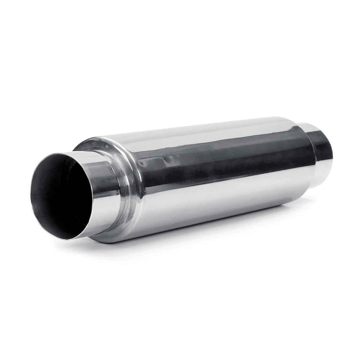 Silenciador de Escape Universal para Carro Cano de Escape com Saída de 76mm Mod. 397239 6 Silenciador de escape universal para carro, cano de escape com saída de 76mm