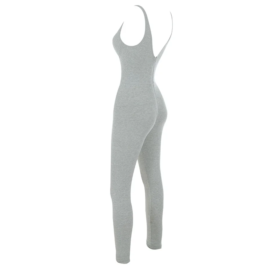 grey loungewear jumpsuit