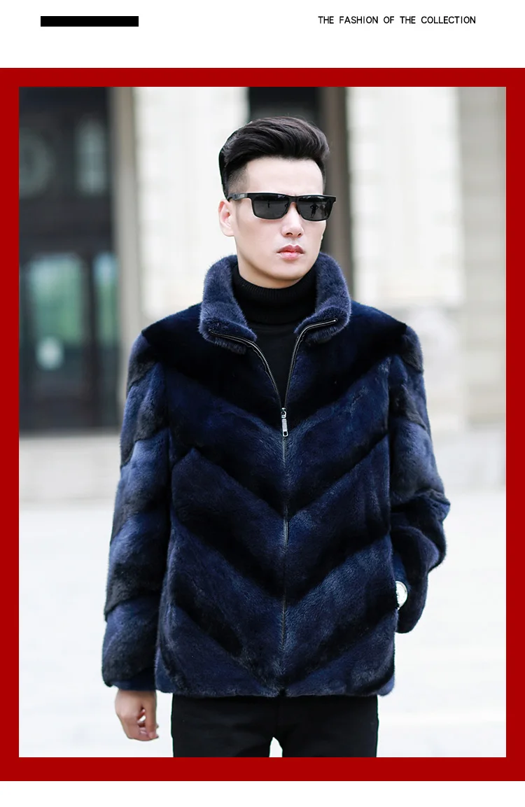 Натуральным лисьим мехом пальто натуральный Лисий мех норки пальто зимняя куртка мужская Для мужчин с натуральным лисьим мехом из овечьей шерсти, теплая верхняя одежда, жилеты Homme 2101 YY658