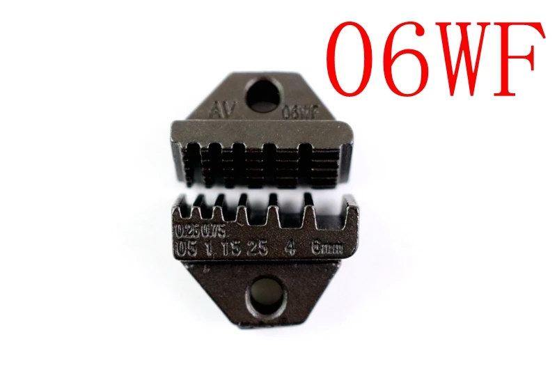 

1PC 06WF Die Suitable cable Wire Ferrules End Sleeve terminals crimping tool crimping plier 0.25-6mm2 Die Sets for VH1 -06WF jaw