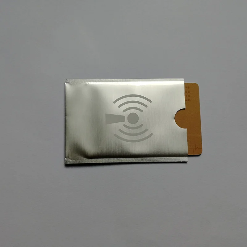 Metal Credit Card Holder Anti Rfid Wallet Blocking Reader Lock Bank Card Holder ID Bank Card Case Protection Aluminium 6.29 (13)