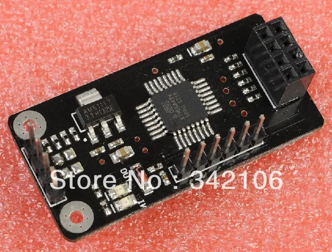 

Free Shipping!!! ATMEGA48 + NRF24L01 interface wireless module wireless development board