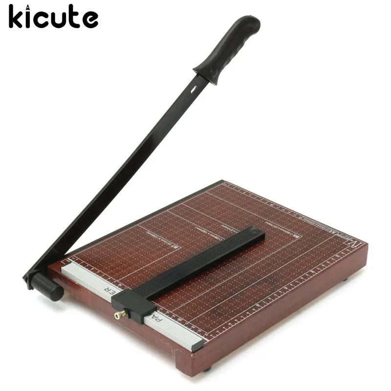 Kicute 18 A4 Paper Cutter Trimmer Guillotine Card Craft Scrapbooking Desktop Sheet for Home Office School Stationery Tools