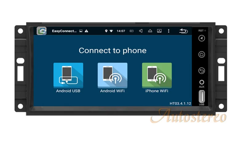 Discount New Android7.1 Quad core Car radio DVD player GPS navigation radio Stereo for JEEP Wrangler Compass 2007-2013 Dodge Autostereo 5