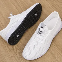 Мужская спортивная обувь с летящей сеткой летом года