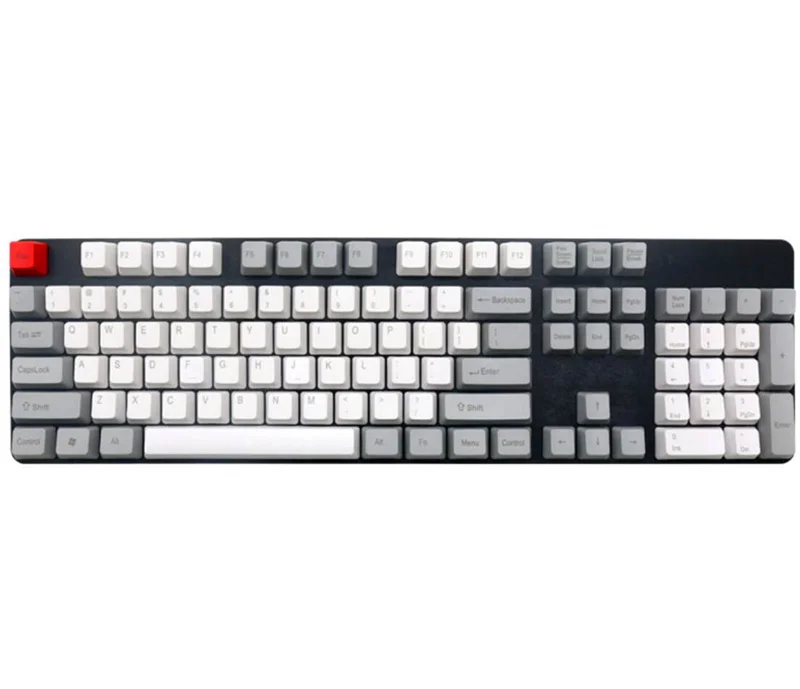 104 клавиш толстые PBT Dolch Углеродные лазерные колпачки OEM профиль набор верхних