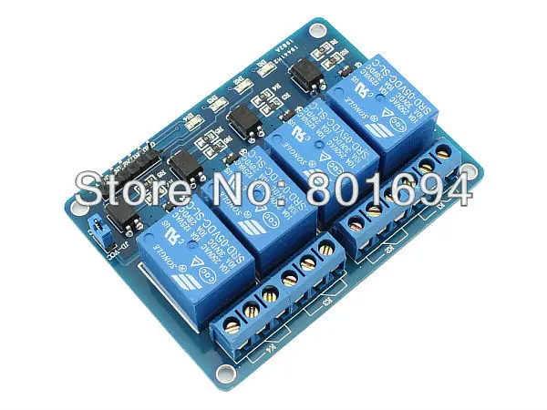 

4-Канальный Релейный Модуль 5 В для ARM PIC AVR DSP Electronic