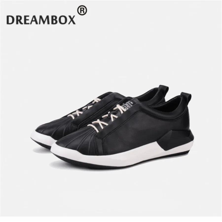 

2017 Spring Shell Head Genuine Leather Lace Low Ankle Men's Shoes LOVERS Casual Shoes DB0012D