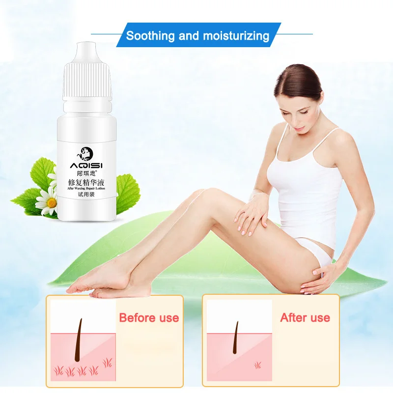 2018 Effective Herbal Permanent Hair Growth Inhibitor After Hair Removal Repair Nourish Essence Hair removal repair Liquid
