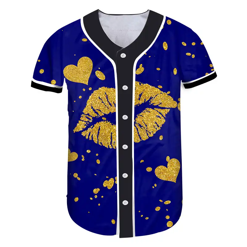 gold baseball jersey