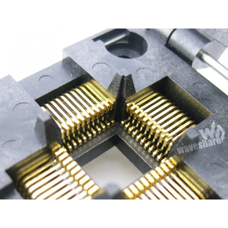 QFP44 TQFP44 FQFP44 PQFP44 IC51-0444-467 Yamaichi QFP IC тест-запись гнездо адаптера программирования 0,8 мм шаг