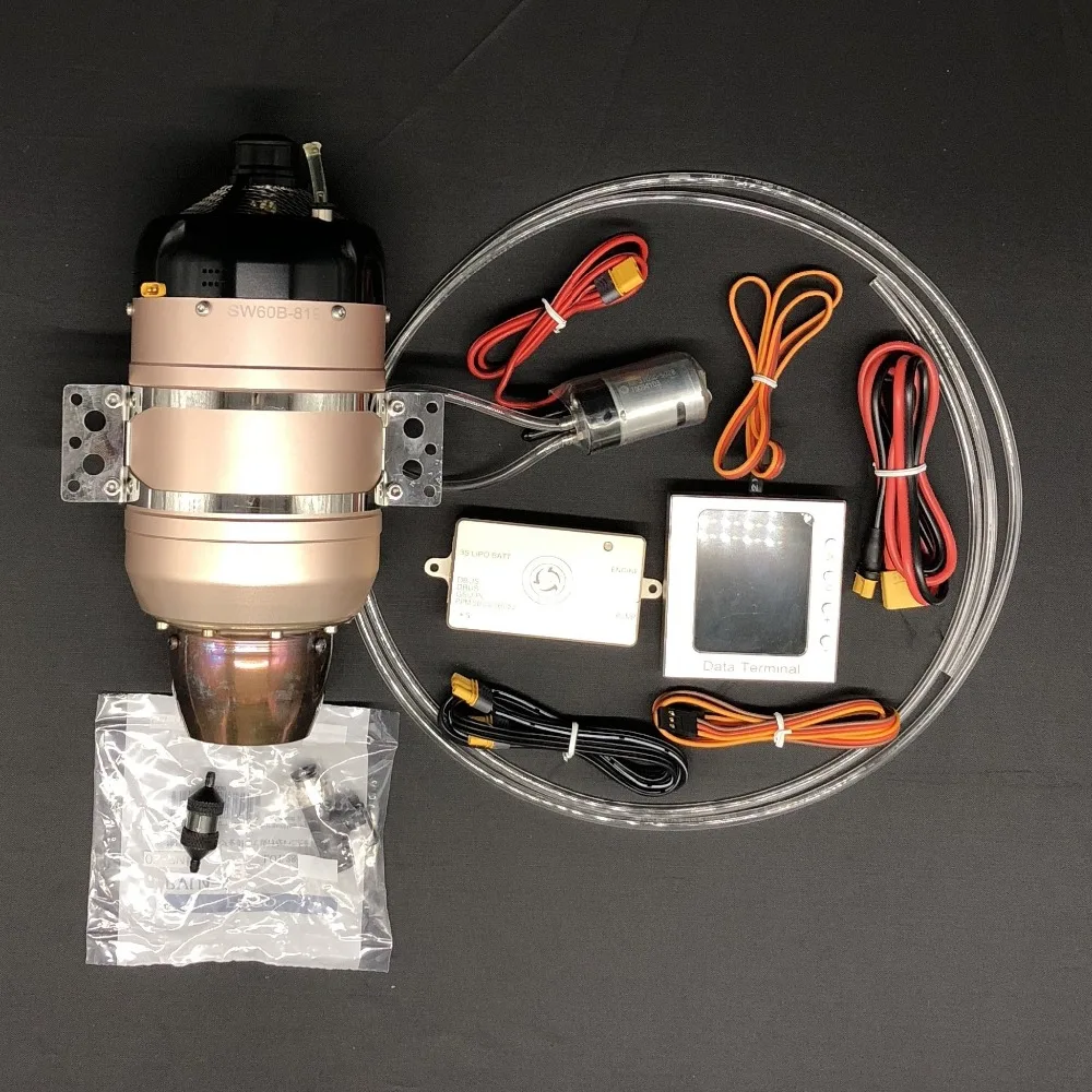 Swiwin SW60B brushless Turbine engine jet turbojet 6KG brushless version