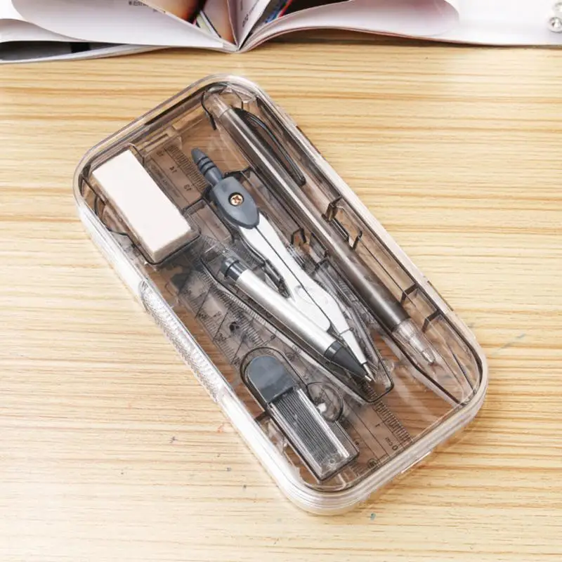 

1 set Professional student office use Drawing Drafting Ruler Set School Stationery Random Color