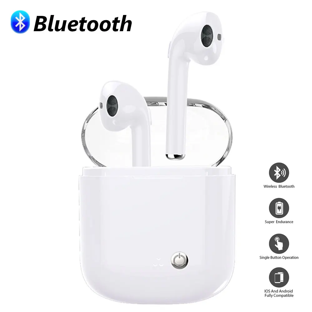 

2019 New i7s Plus TWS Wireless Headphones Earphone Bluetooth Earbuds Headset with Charging Box For iPhone Xiaomi