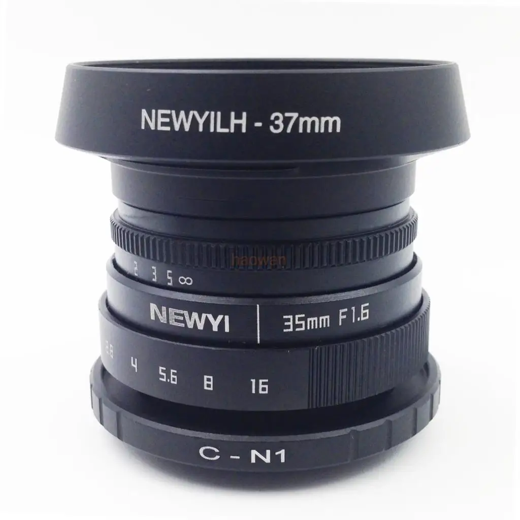 Объектив с креплением для камер 35 мм F1.6 CCTV c M4/3 gf6 em5 em1 gh5 gx8 FX xt20 xt1 EOSM sony nex a7 a6500 a6300 n1