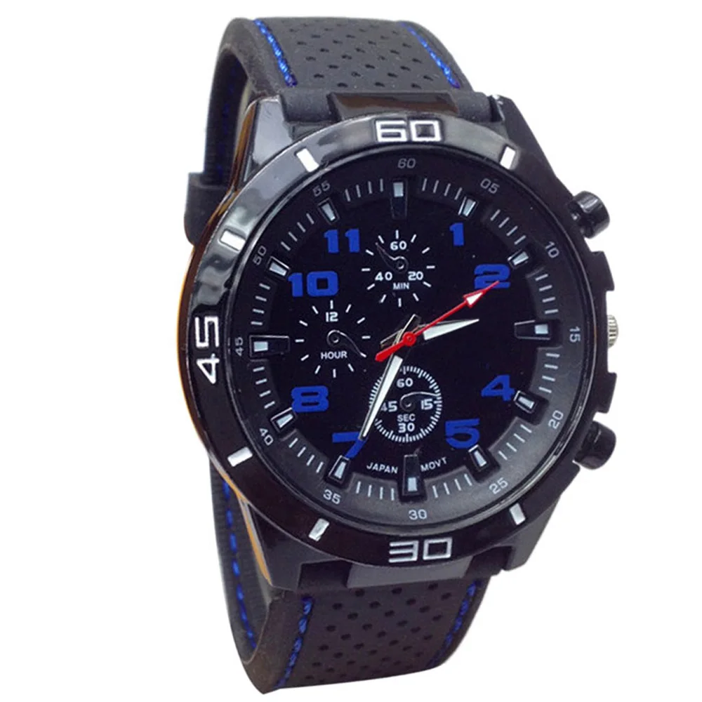 Superior Quartz Watch Men Military Watches Sport Wristwatch Silicone