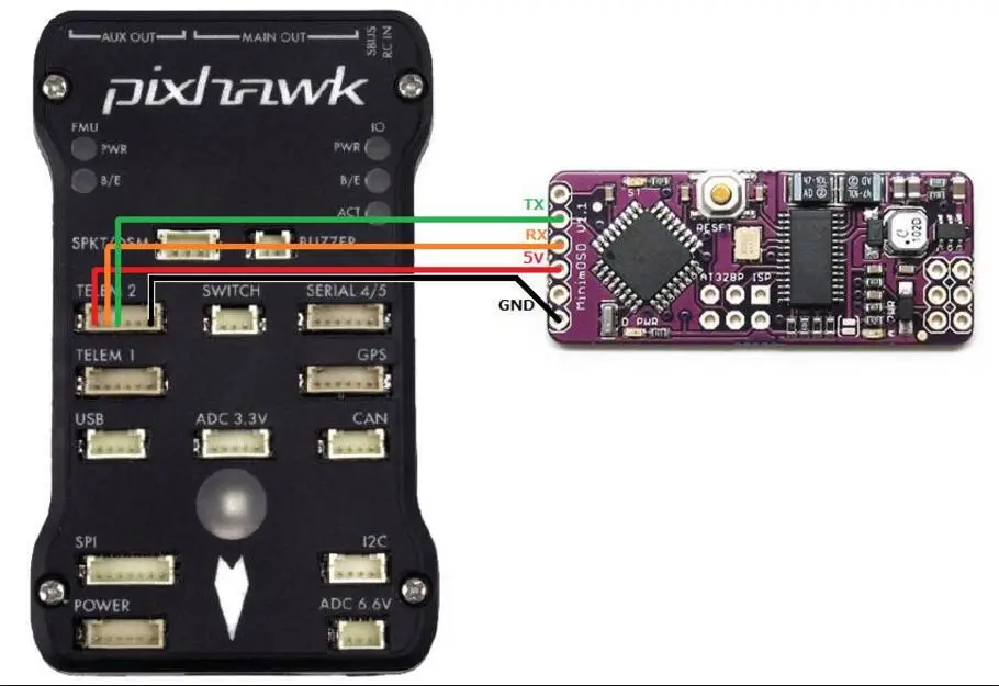 Мини экранный дисплей Ardupilot Mega Mini OSD Rev. 1,1 OSD для PX4 Pixhawk 2.4.6/2.4.7/2.4.8 для DIY дронов квадрокоптеров