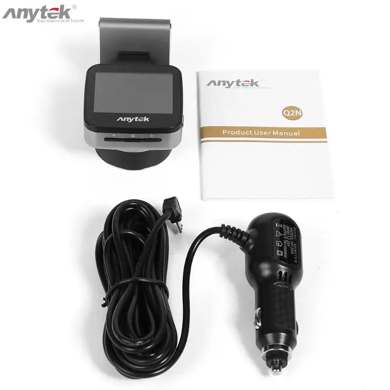 Anytek Q2N 2," экран мини Автомобильный видеорегистратор камера Full HD 1080P объектив 135 градусов видеорегистратор регистратор g-сенсор Dashcam