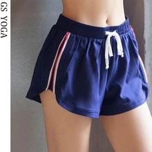 Женские шорты фитнес тренажерный зал Йога женские быстросохнущие спортивные короткие брюки свободные для бега шорты F-09